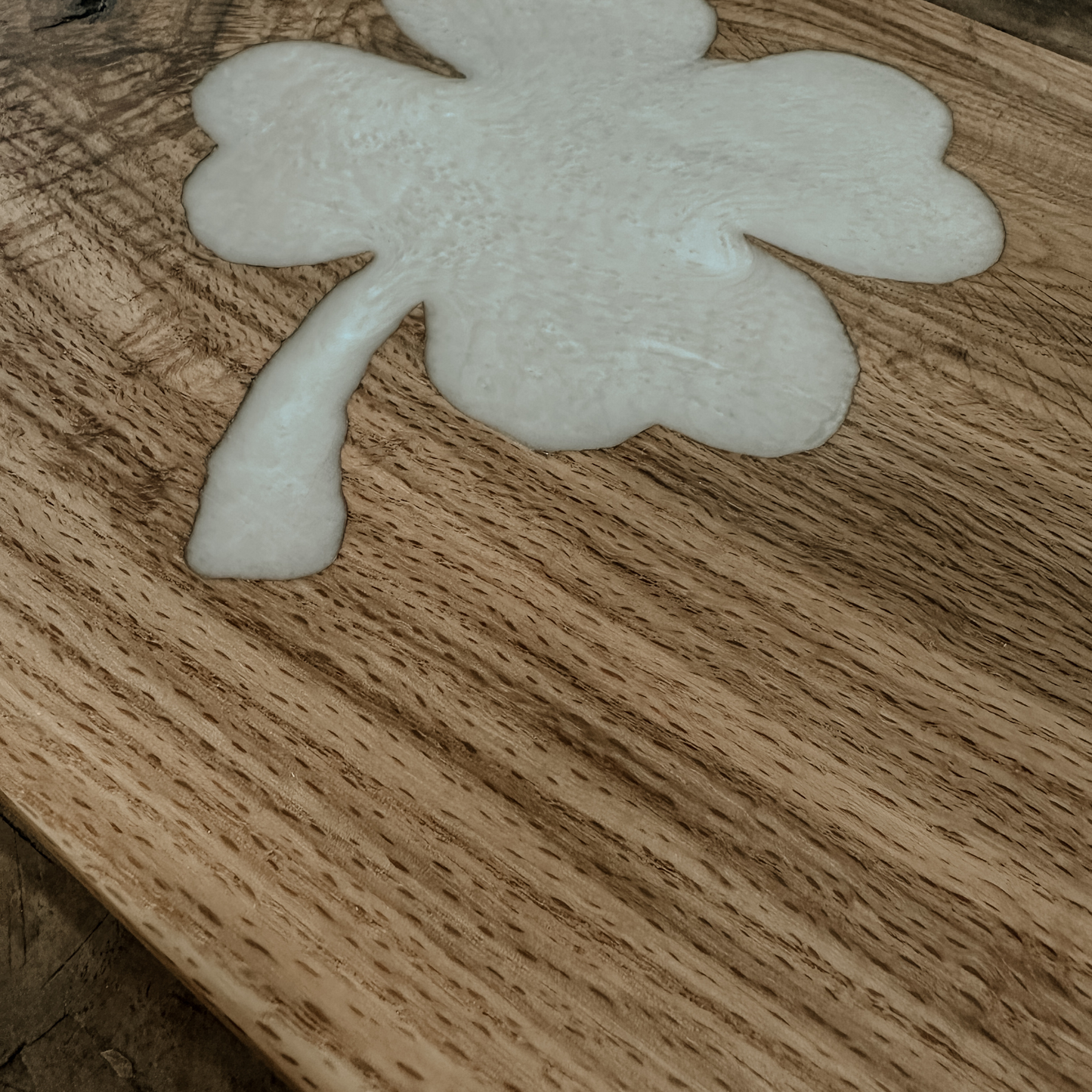 Handmade Clover Cutting Board