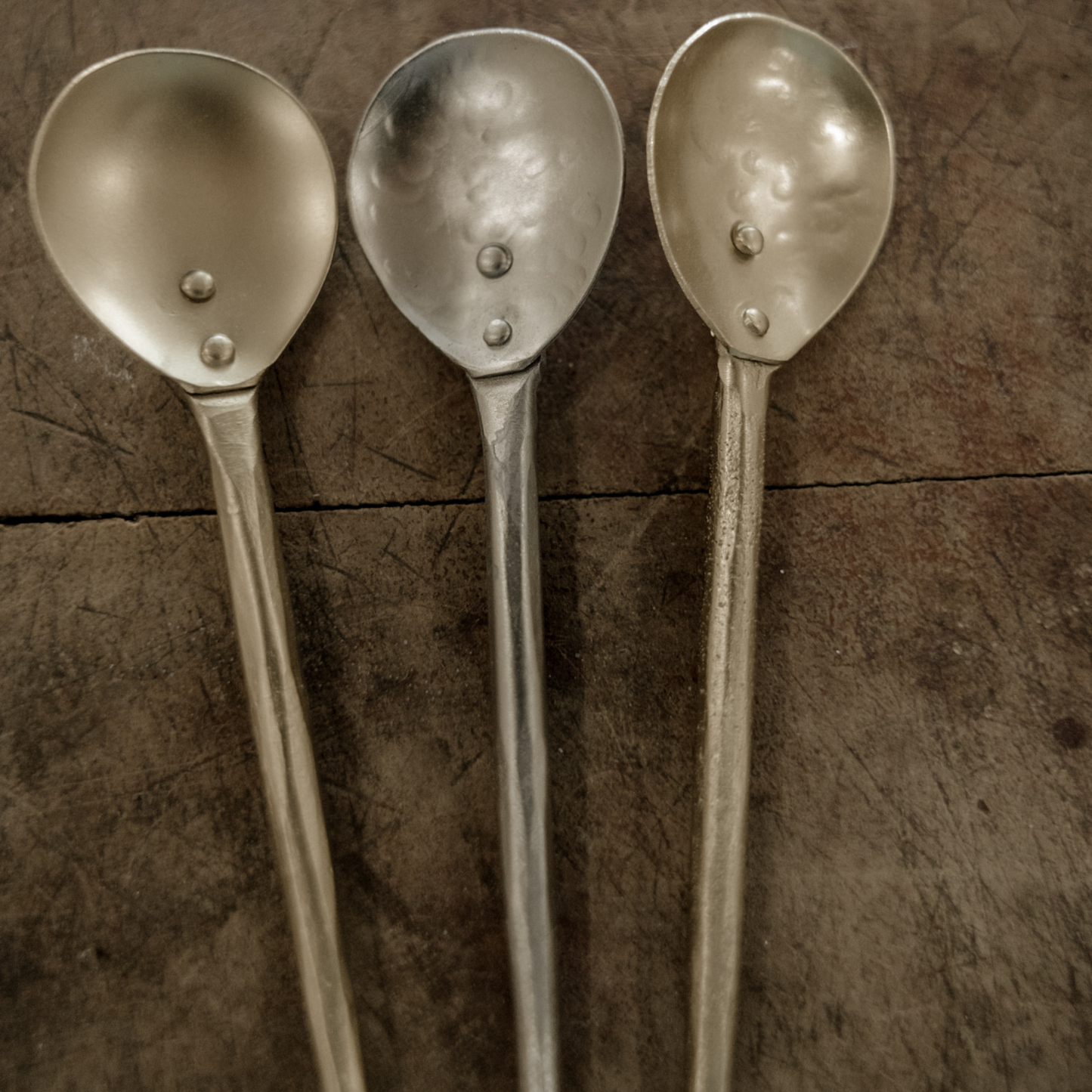 Forged Metal Spoon Set