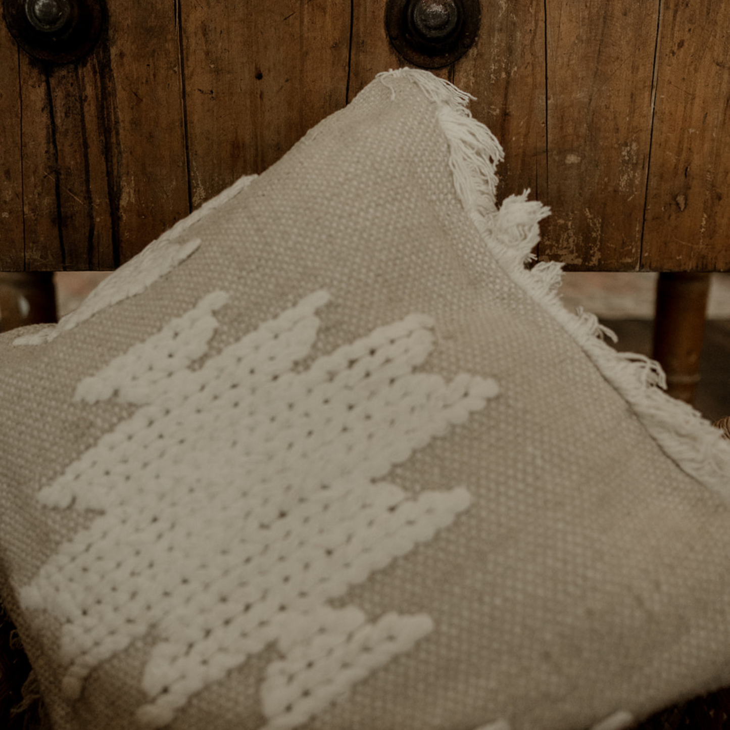 Handwoven Lulu Throw Pillow