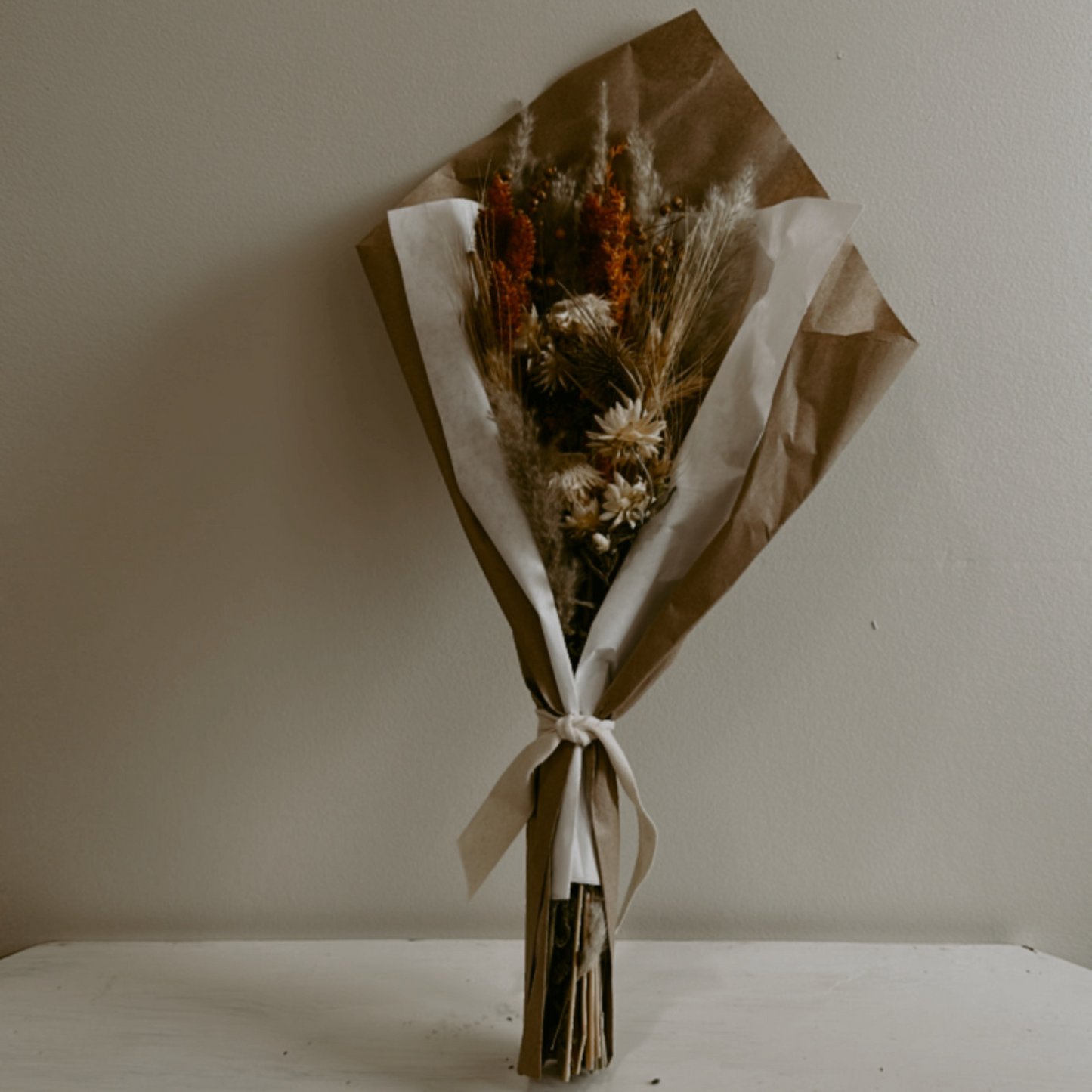 Strawflower & Golden Grains Bouquet