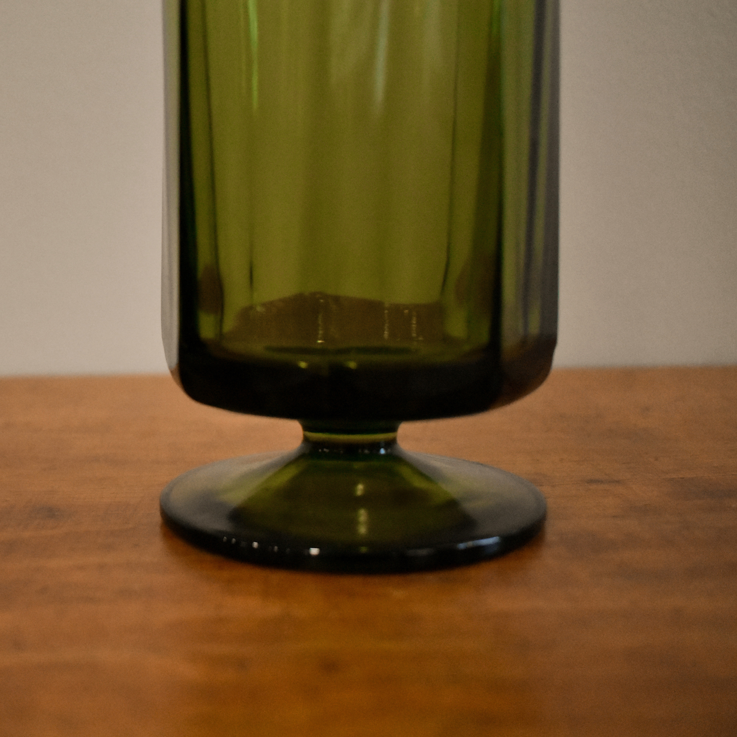 Vintage Green Drinking Glass Set