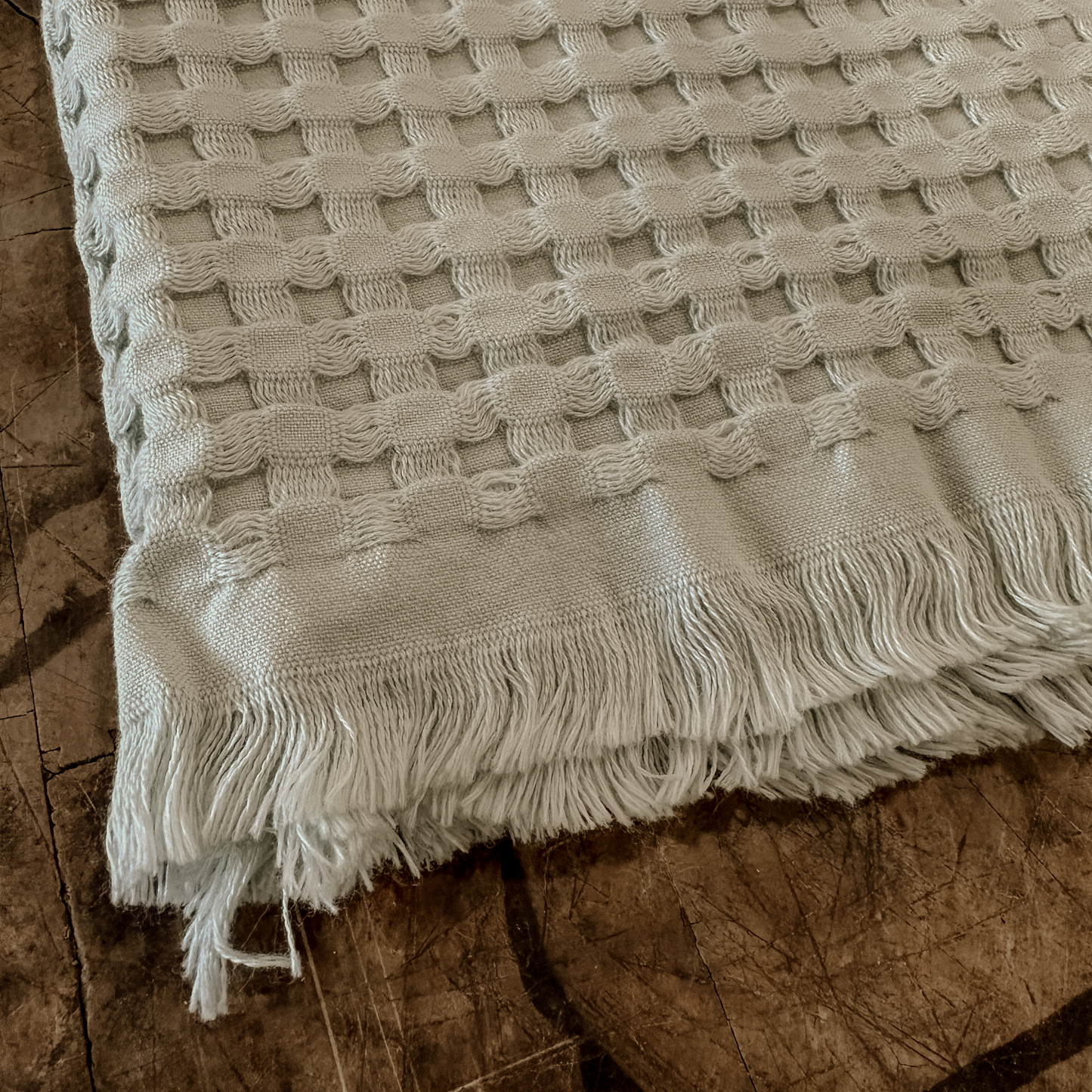 Organic Cotton Waffle Knit Dish Towel