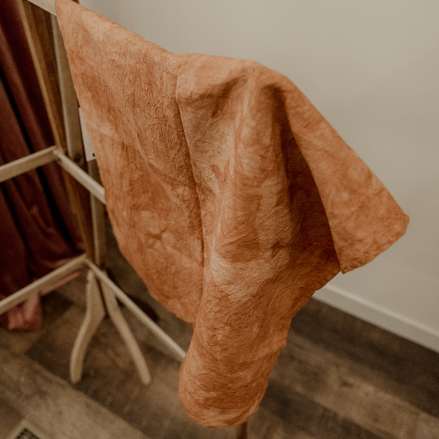 Naturally Dyed Linen Tea Towel