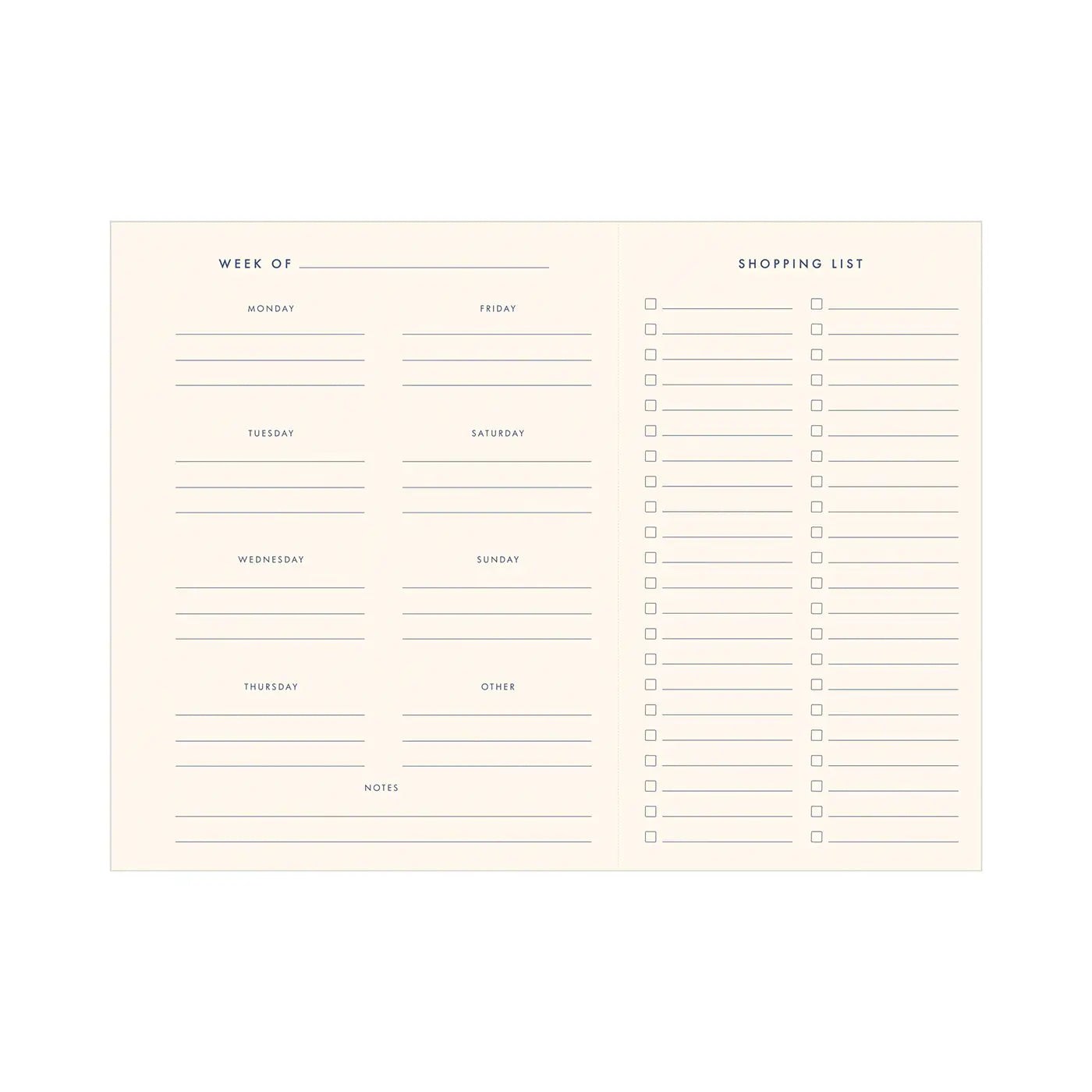 Meal Planner (2 Color Options)