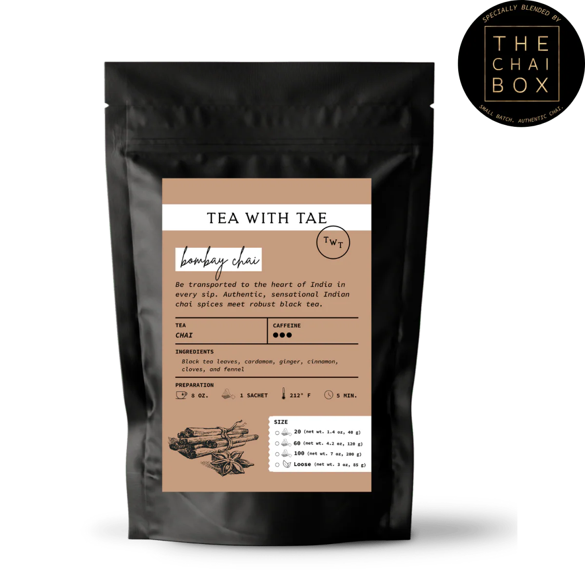 Bombay Chai Tea (20 Ct Sachets)