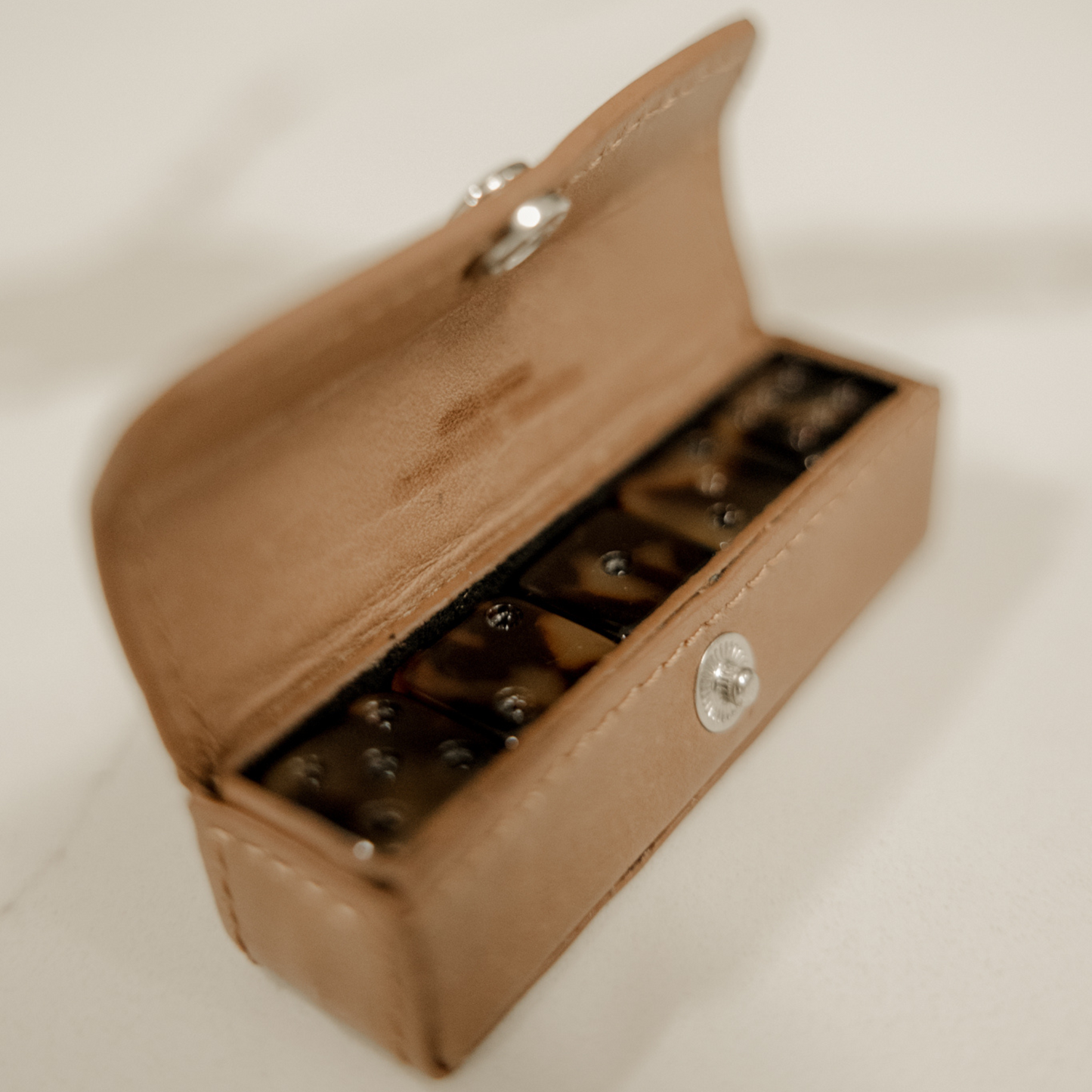 Travel Dice with Leather Case